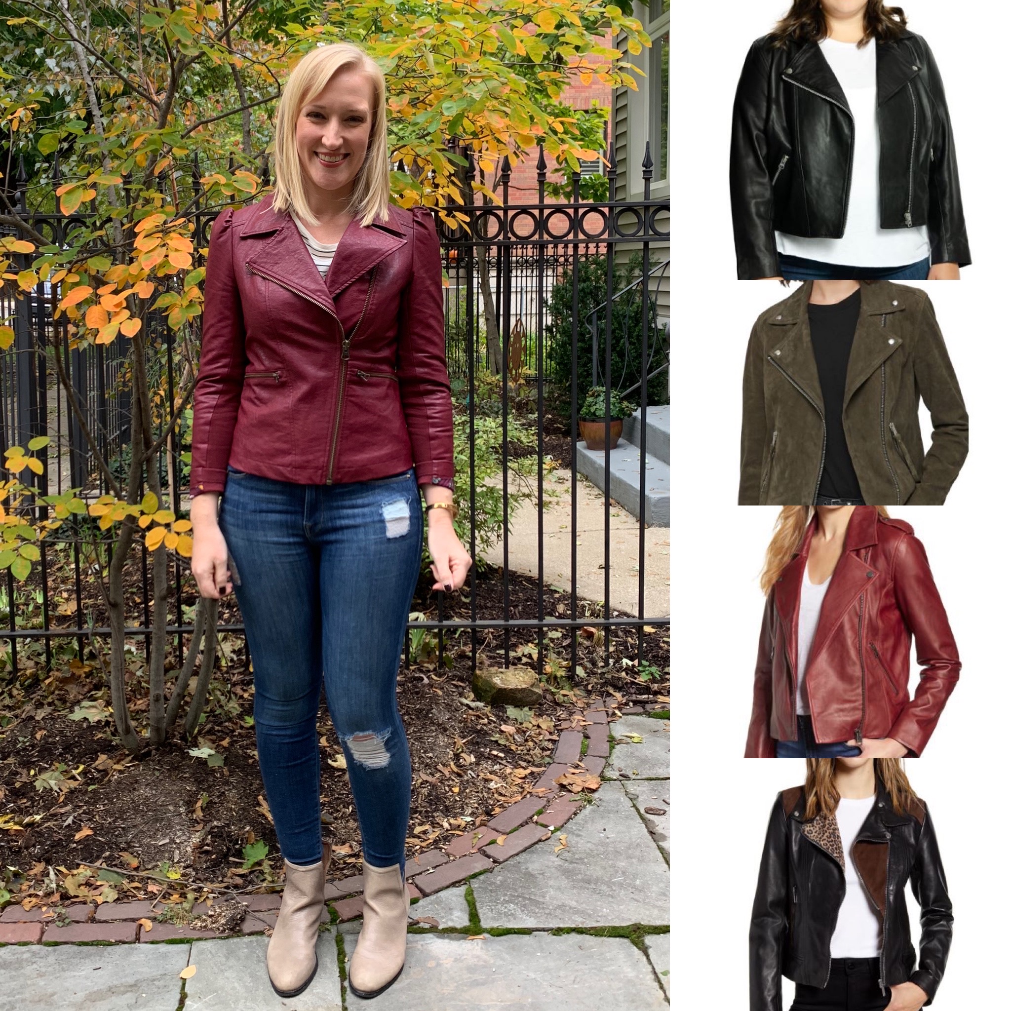 Leather Jackets and Moto Jackets for your fall wardrobe