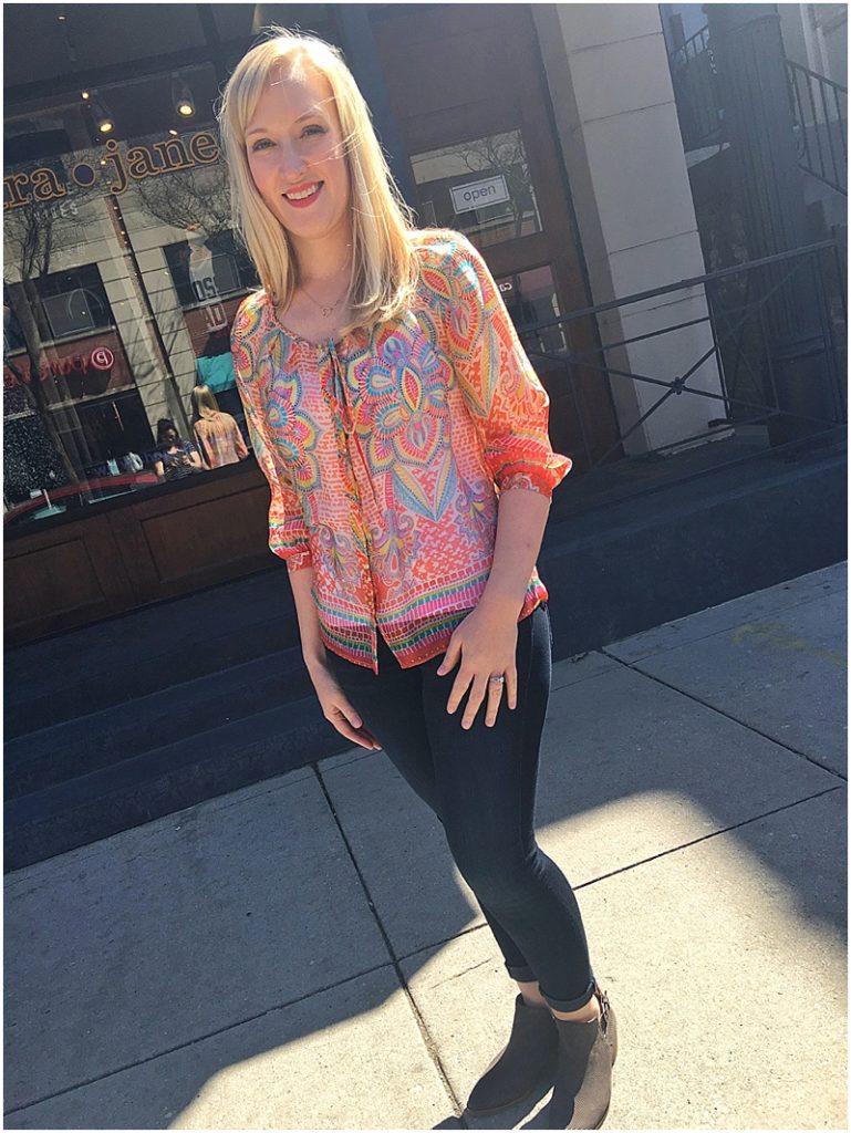 Cashmere and Wit Style Watch - Pretty Spring Tops - Sara Jane Chicago