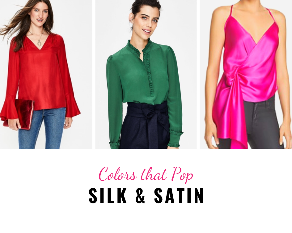 Silk and Satin Tops