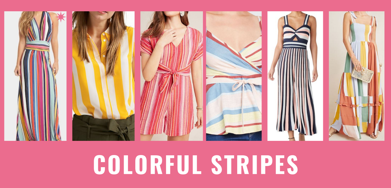 summer style is all about colorful stripes