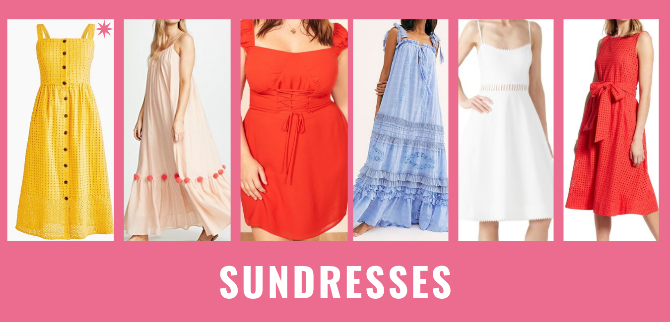 bright cheerful sundresses are perfect additions to your summer style