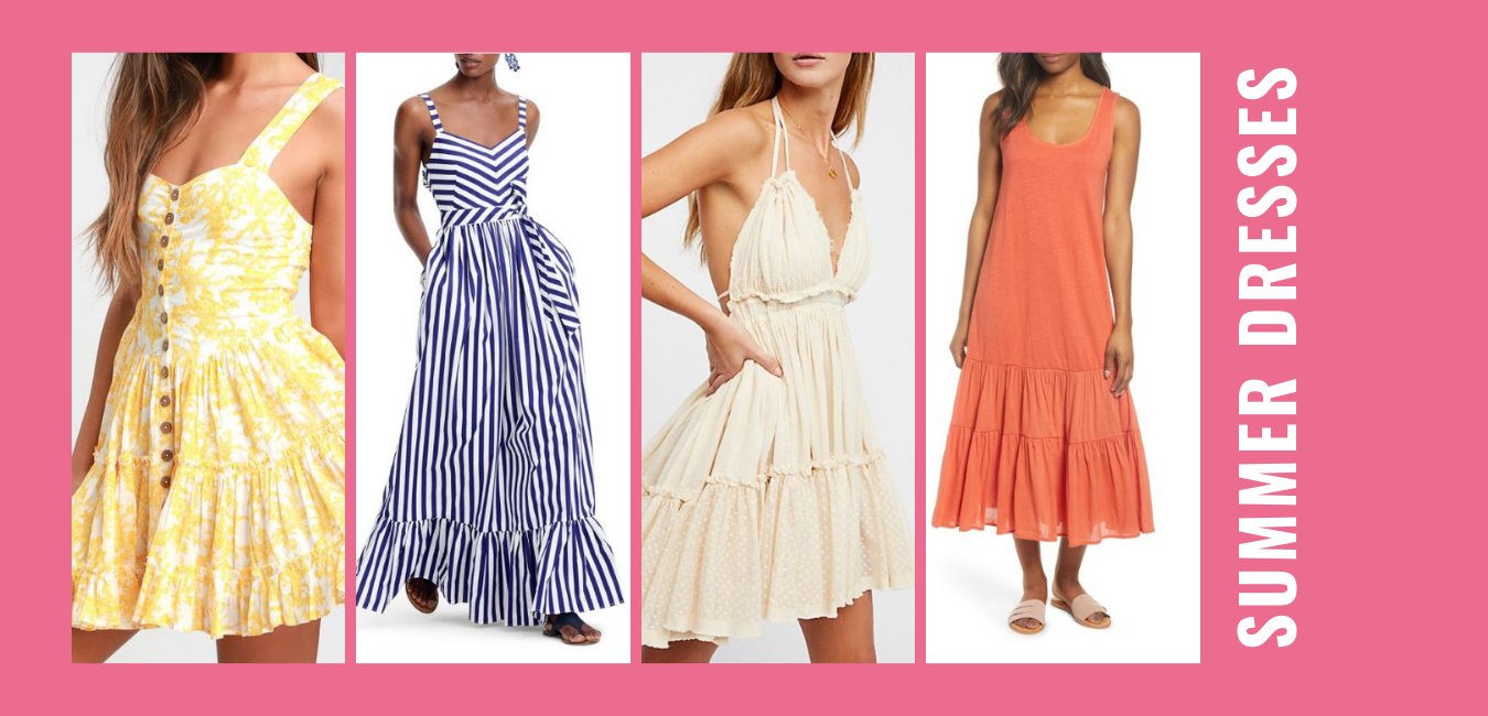 beat the summer heat in style with these light summer dresses