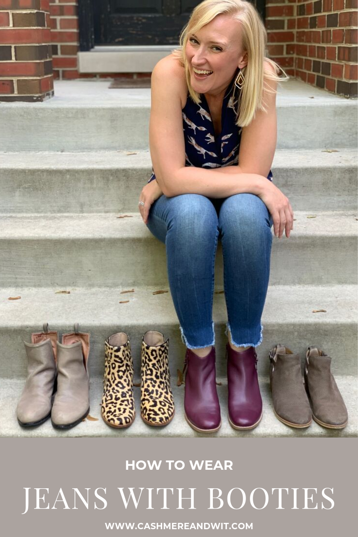 Fall Style Tip: How to Wear Booties with Jeans - Cashmere & Wit